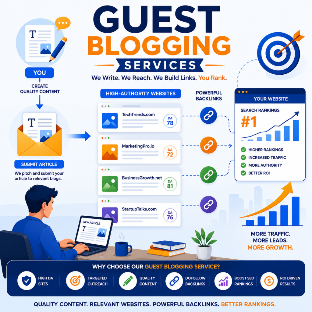 Why Guest Blogging Services Are the Smartest Way to Grow Your Brand Online