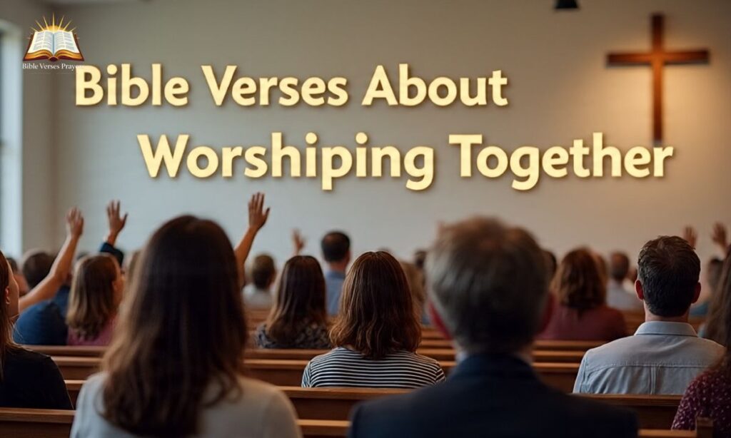 Bible Verses About Worshiping Together