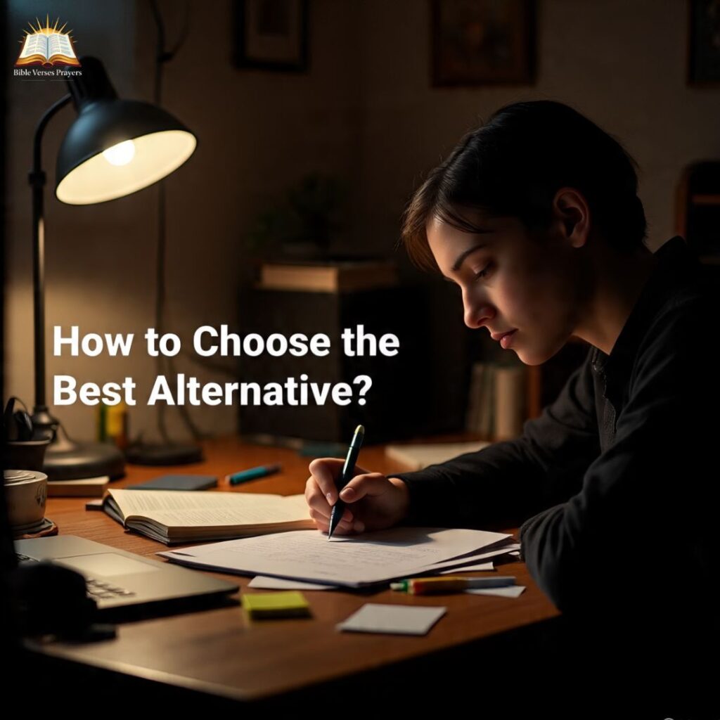 How to Choose the Best Alternative?