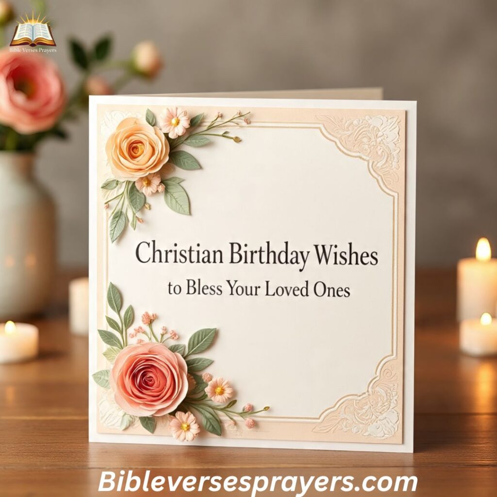 Christian Birthday Wishes to Bless Your Loved Ones