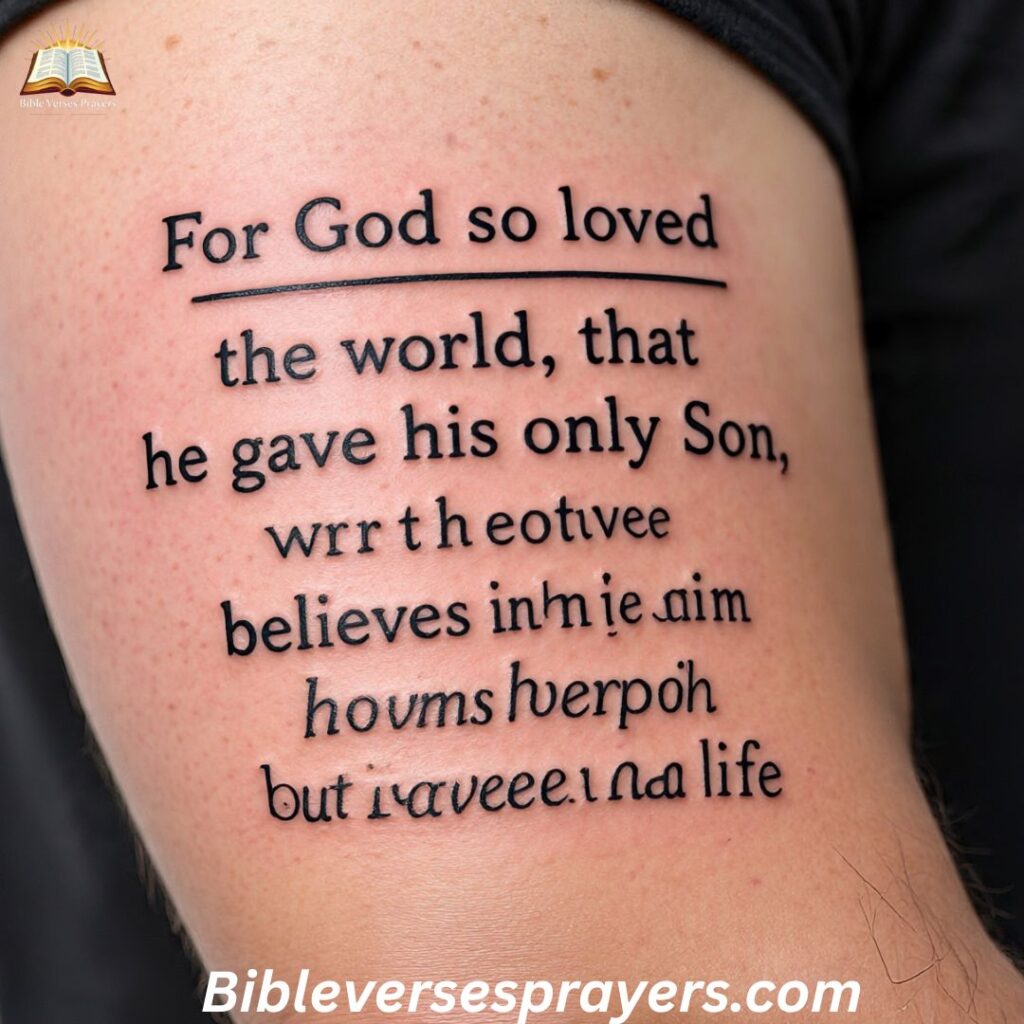 Design Ideas for Bible Verse Tattoos for Men