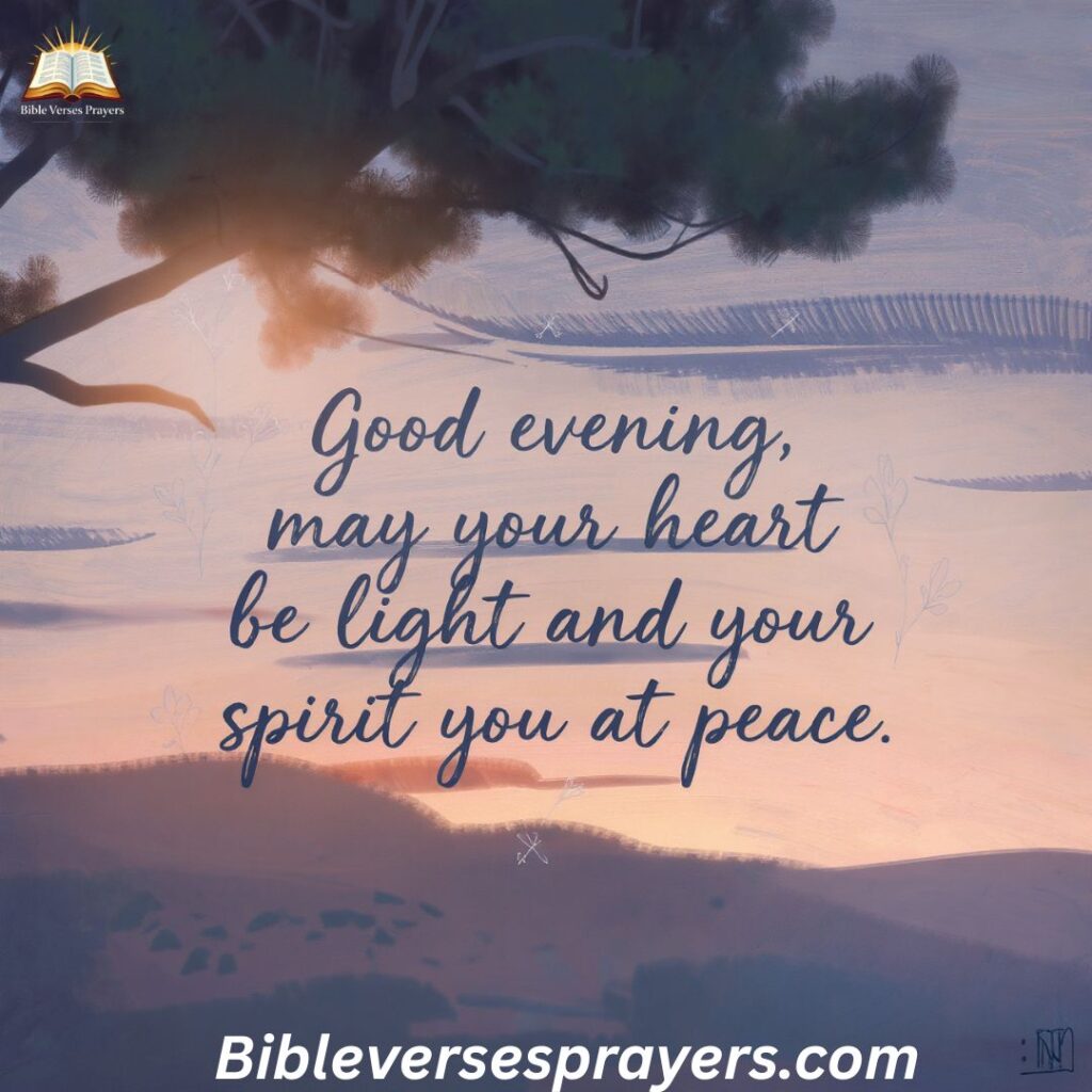 Inspirational Good Evening Blessings Quotes 🌟🙏