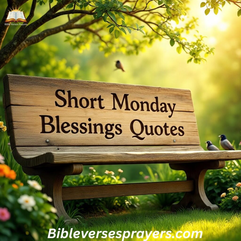 Short Monday Blessings Quotes