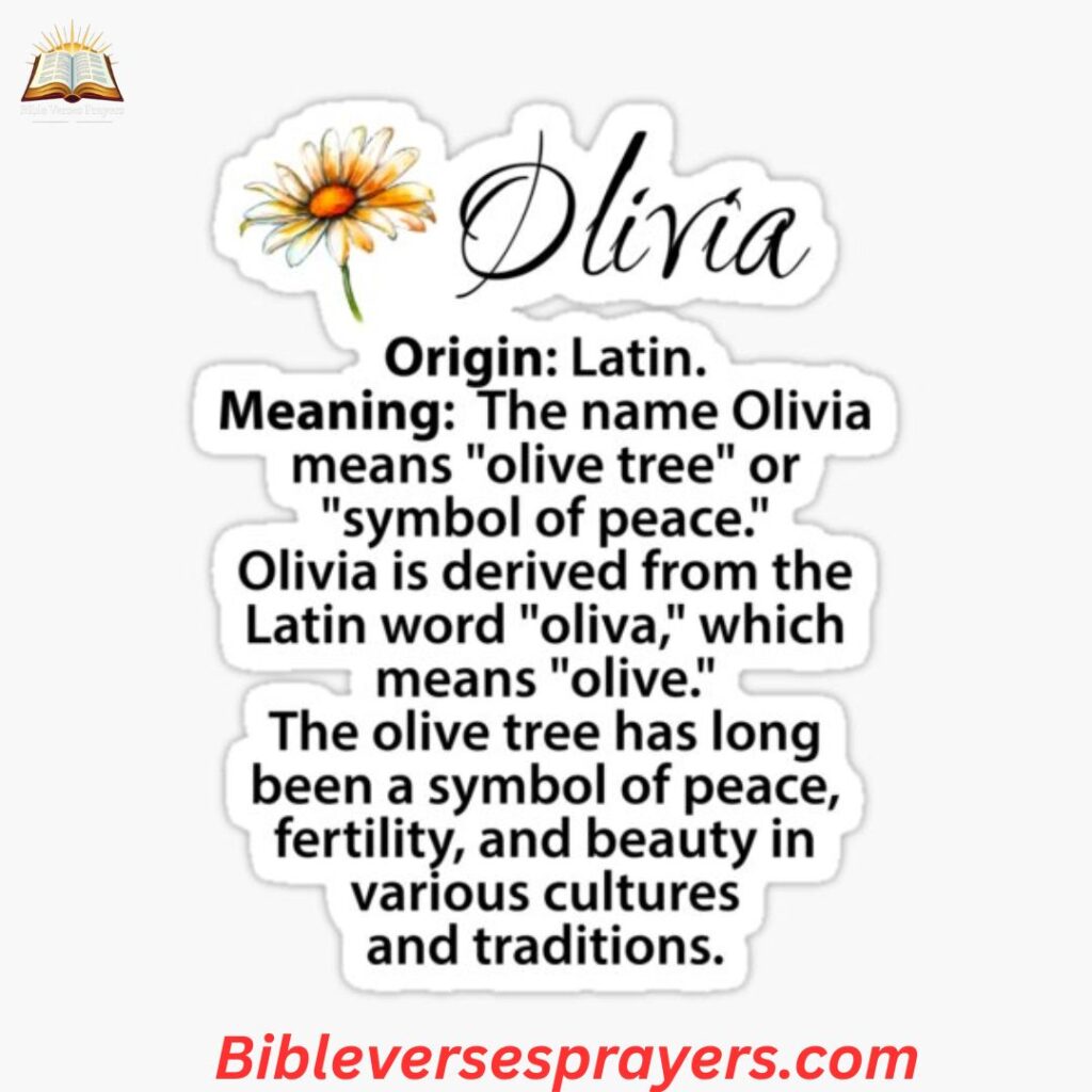 The Spiritual Meaning of Olivia