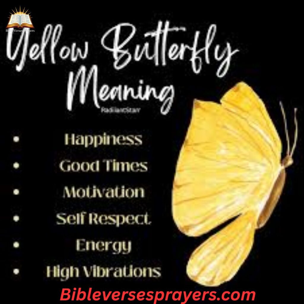 What Yellow Butterfly Symbolizes Spiritually?